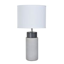 Lampe céramique béton/noir majork gm