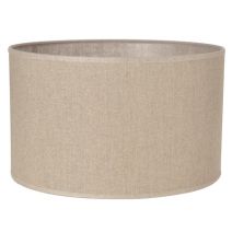 Abat-jour toile de jute cylindre d30cm