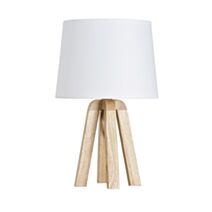 Lampe Karma Bois Blanc 31cm - COREP