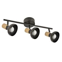 Spot métal noir mat alvar