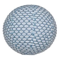 Suspension papier bleu ball imprimé d40cm