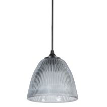 Suspension Ogive Verre Fumé Ø16cm E27 - COREP