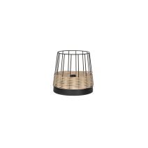 Lampe métal noir mat indah d20cm