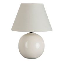 Lampe céramique crème mini lou d19cm