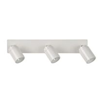Spot métal blanc brillant lily 3l