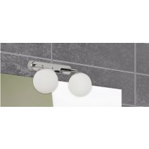 Applique verre chrome opah 2l