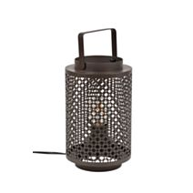 Lampe métal rouille riad d15cm - COREP