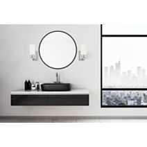 Spot verre alu brillant twins