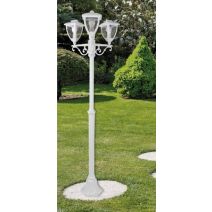 Potelet alu blanc little garden estrella
