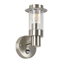 Applique Extérieure Seaside Sensor Aluminium Brossé 27cm E27 - LITTLE GARDEN