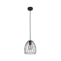 Suspension métal noir mat spiral 1l
