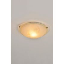 Applique/plafonnier verre ambre verone d30cm