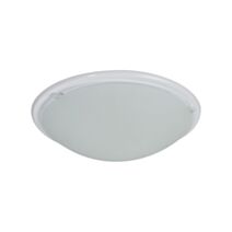 Applique/plafonnier verre blanc bianca d28cm