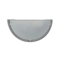 Applique verre gris bianca
