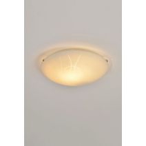 Applique/plafonnier verre blanc nella d30cm