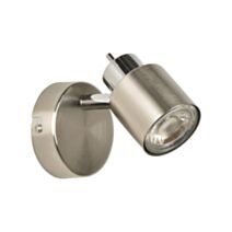 Spot Logan 1 lumière alu brossé COREP