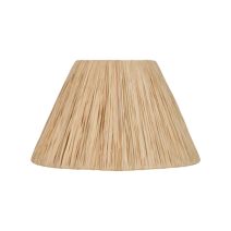 Abat-jour conique raphia FE E27 Ø25cm - COREP