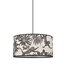 Suspension imprimé Sapajou Ø38xH19cm E27 100W - COREP