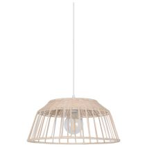 Suspension rotin tressé Cassis Ø38xH17cm E27 max 60W - COREP