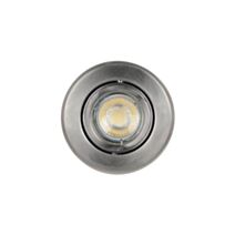 Spot encastré orientable métal nickel brossé ESSEN D10cm Corep