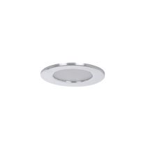 Spot encastré fixe salle de bain BBC métal chrome TESS S D7cm Corep