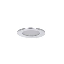 Spot encastré fixe BBC plastique chrome STENE D8,8cm Corep