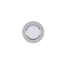 Spot encastré fixe BBC plastique chrome STENE D8,8cm Corep