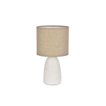 Lampe à poser Gaia céramique blanc H.26cm - COREP