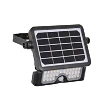Projecteur solaire LED Alcor noir 16cm 5W - LITTLE GARDEN