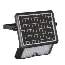 Projecteur solaire LED Alcor XL noir 20cm 10W - LITTLE GARDEN