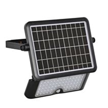 Projecteur solaire LED Alcor XL noir 20cm 10W - LITTLE GARDEN