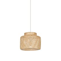 Suspension double Makassar bambou tressé Ø30xH.25cm naturel - COREP