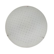Plafonnier Lucia cannage verre Ø30cm - COREP