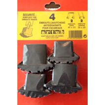 Jeu de 4 embouts caoutchouc pour escabeau  prix - ARTUB