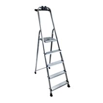 Escabeau aluminium - 5 marches 2m98 - brico