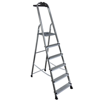 Escabeau aluminium - 6 marches 3m19 - brico