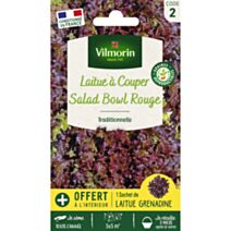 Graines Laitue à Couper Red Salad Bowl - VILMORIN