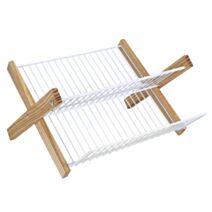 Égouttoir fil plastifié pliable Lilly blanc