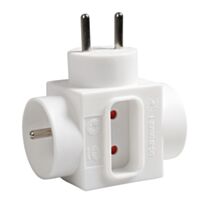 Fiche triplite 2 x 16A + 1 x 6A - EXPERT LINE