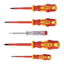 Kit tournevis elec+testeur 5pc