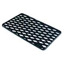 Tapis extérieur grattant grille PCV 56x34cm noir - CORYL