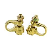 2 cosses batterie simple serrage laiton - XLTECH