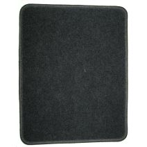 Tapis moquette textile 50 x 40 cm, bords gris - CARLINEA