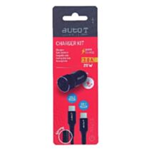 Kit chargeur auto USB-C 20W 5A - AUTO T