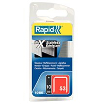 1080 agrafes inox 53/10 mm - RAPID