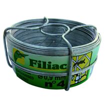 Bobinot fil de fer galvanisé n°4 x 50m  0.9mm - FILIAC