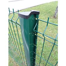 poteau à clipser vert plastifié 1.07m - FILIAC