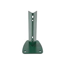 platine vert pour poteaux à clipser - FILIAC