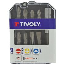 Coffret embouts attache ceinture 9 pcs 