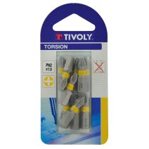 Embouts Torsion de vissage pour vis philips n2 